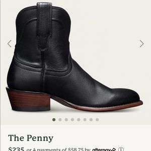 Black Tecova Penny Boots